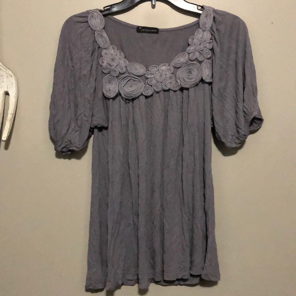 Top with detail chest.